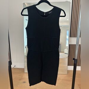 BCBGMaxAzria Black Fitted Dress